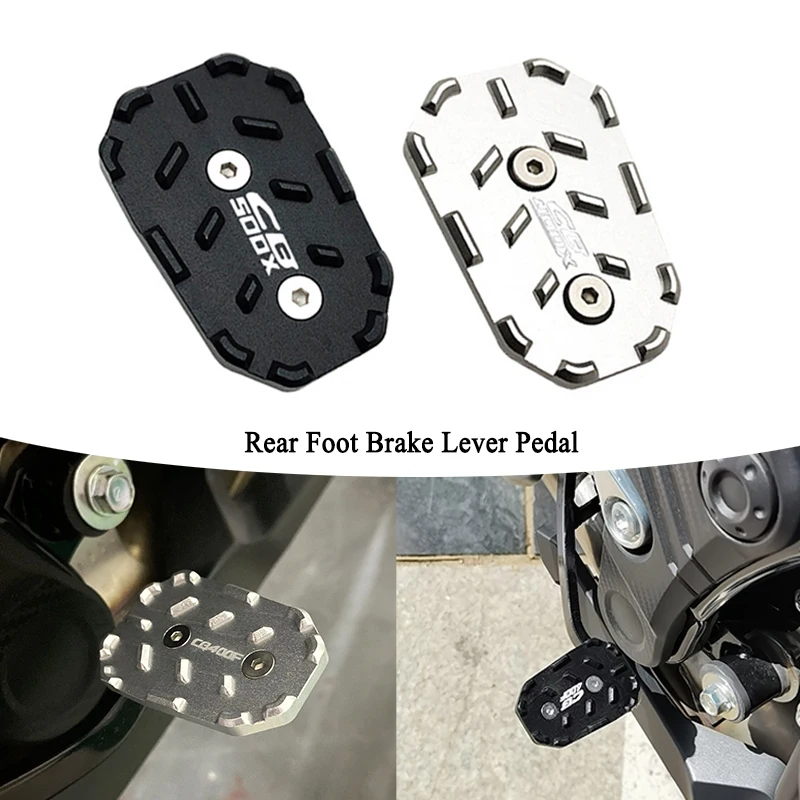 

Motorcycle Rear Foot Brake Lever Pedal Enlarge Extension Rear Brake Peg Pad For Honda CB500X CB500F CBR500R CB400X/F 2019-2022