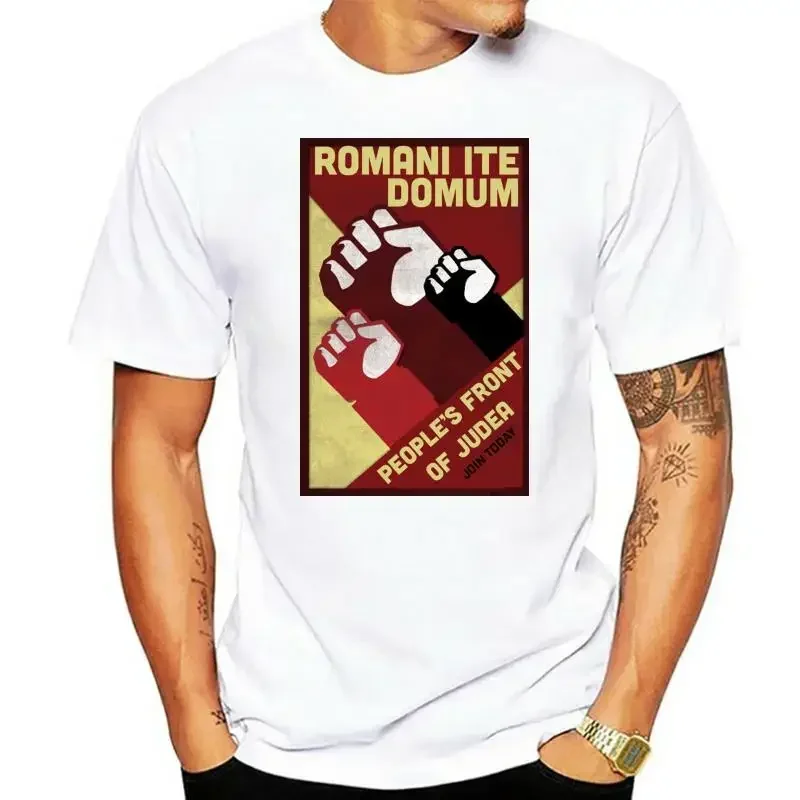 Футболка Monty Romani Ite Domum Life of Brian классические мужские футболки Camisas Judean People's Front