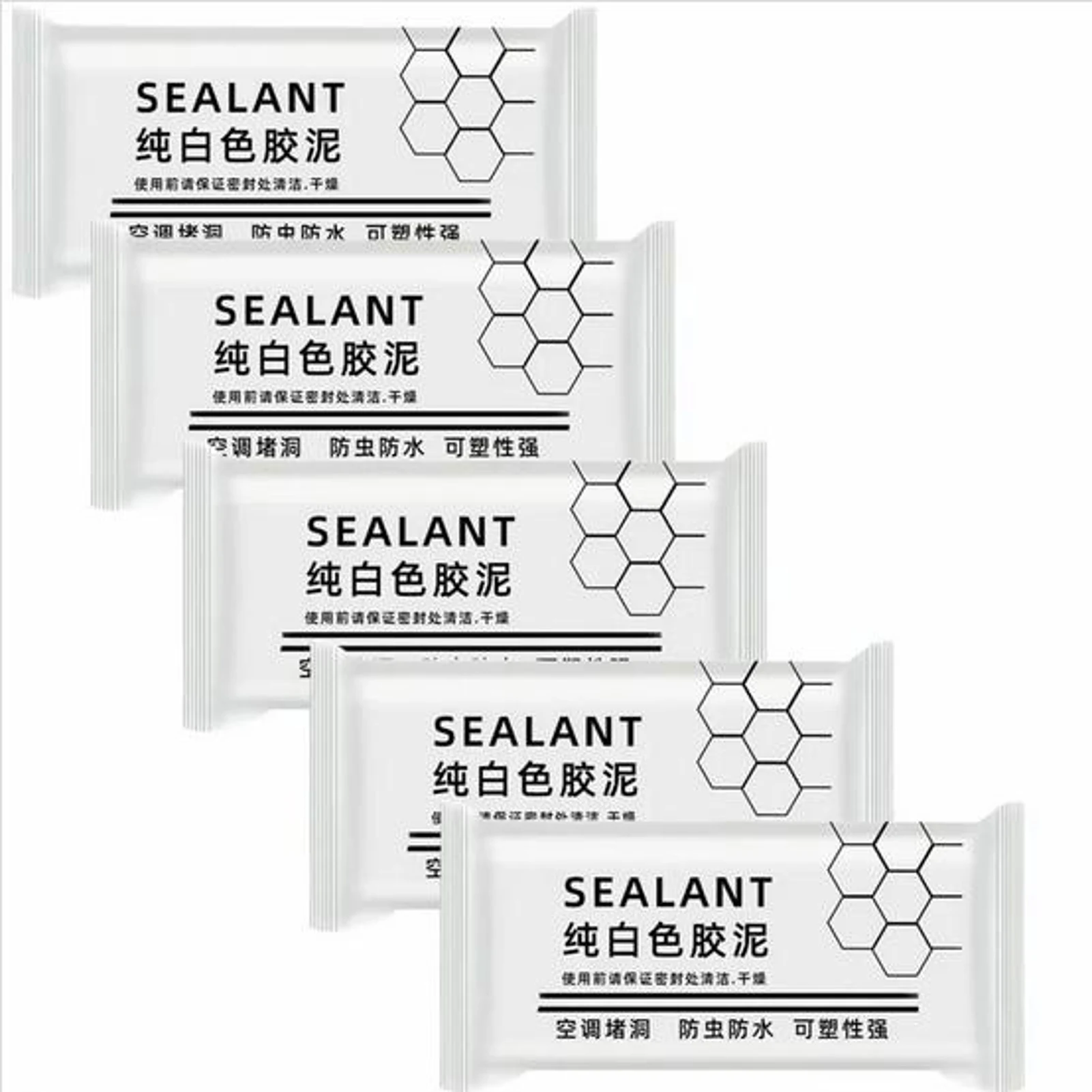 

Белая герметизирующая замазка для отверстий кондиционера