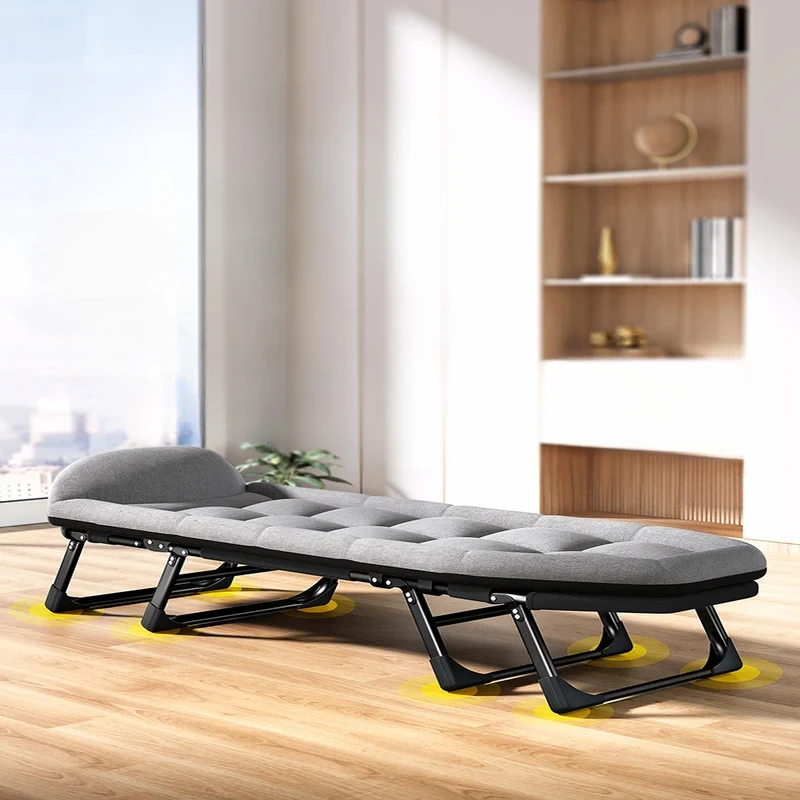 Складная кровать металлическая односпальная для гостей мебель спальни 6