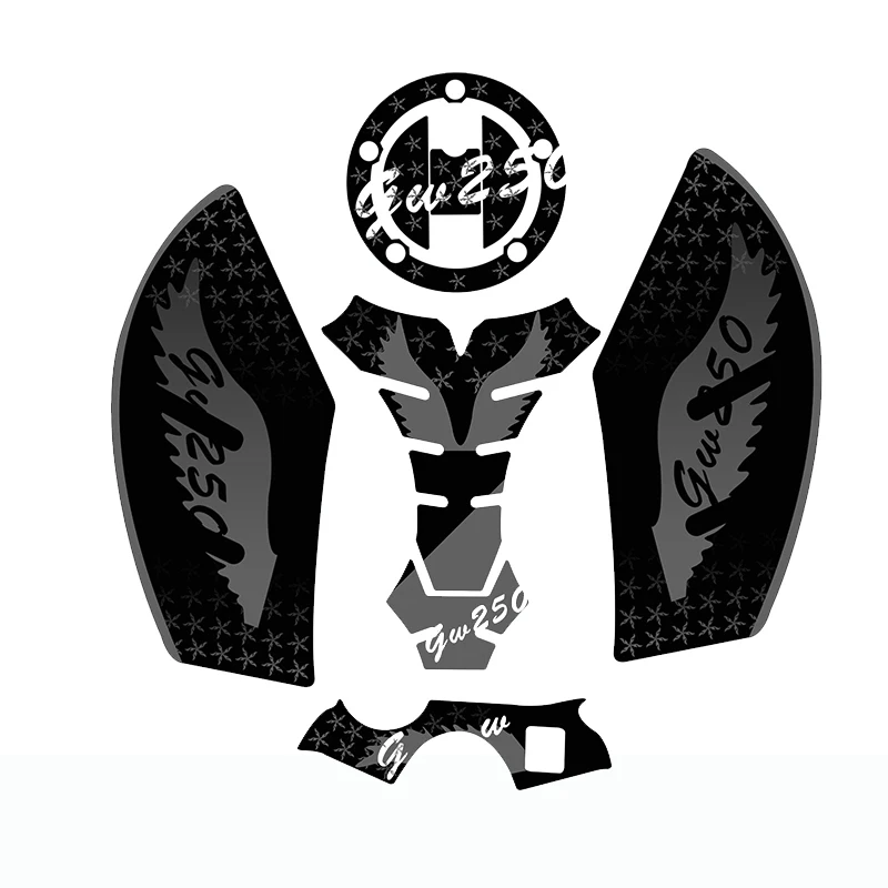 

3D Motorcycle Tank Pad Gel Protector Sticker Bandit Tankpad Case for Suzuki GW250
