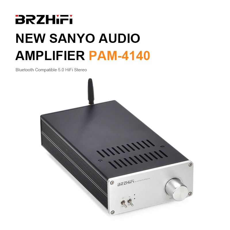 

BRZHIFI Home Theater New Sanyo Thick Film STK4140MK2 Bluetooth-compatible 5.0 HIFI Power Amplifier Stereo Amplificador Audio Amp