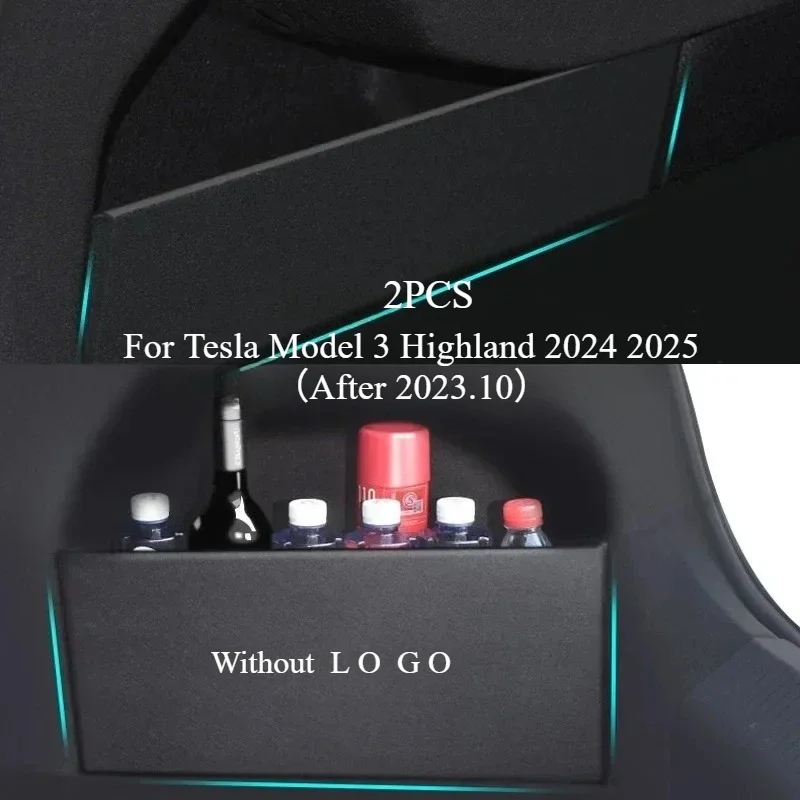 

Для Tesla Model Y Juniper 2025 перегородки багажника с обеих сторон органайзер для хранения багажника для Tesla Model 3 Y акс...