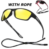 with rope fashion mens polarized sunglasses eyewear driving riding shade goggle glasses uv400 outdoor sport sun glasses