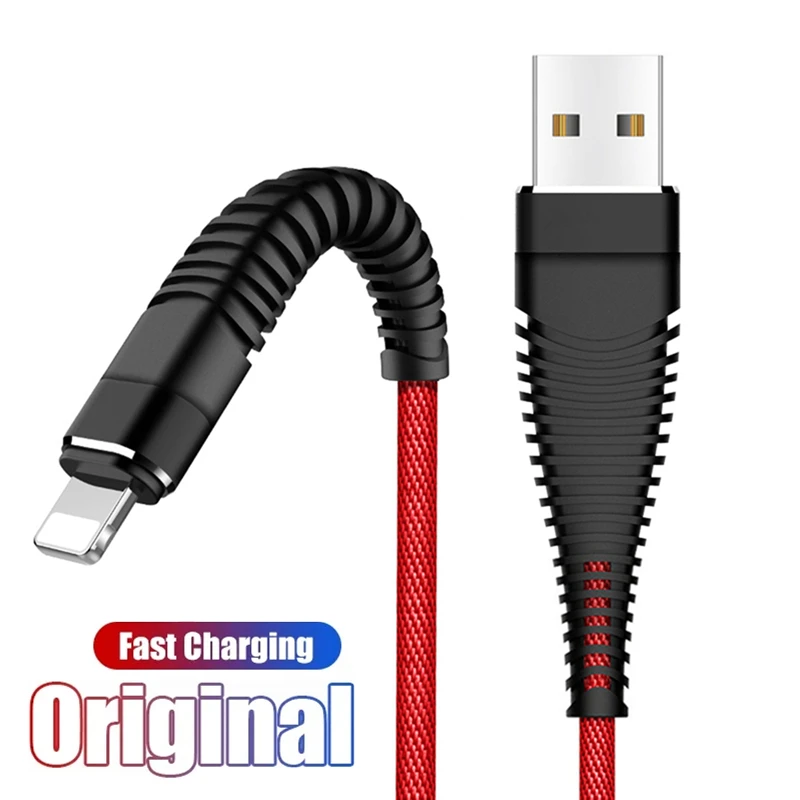 

USB Charging Data Cable for iPhone 14 8 7 6S Plus X XS 11 12 13 Pro Max XR SE 5S Phone Cord Fast USB Charger Cable 1m 2m 3m Wire