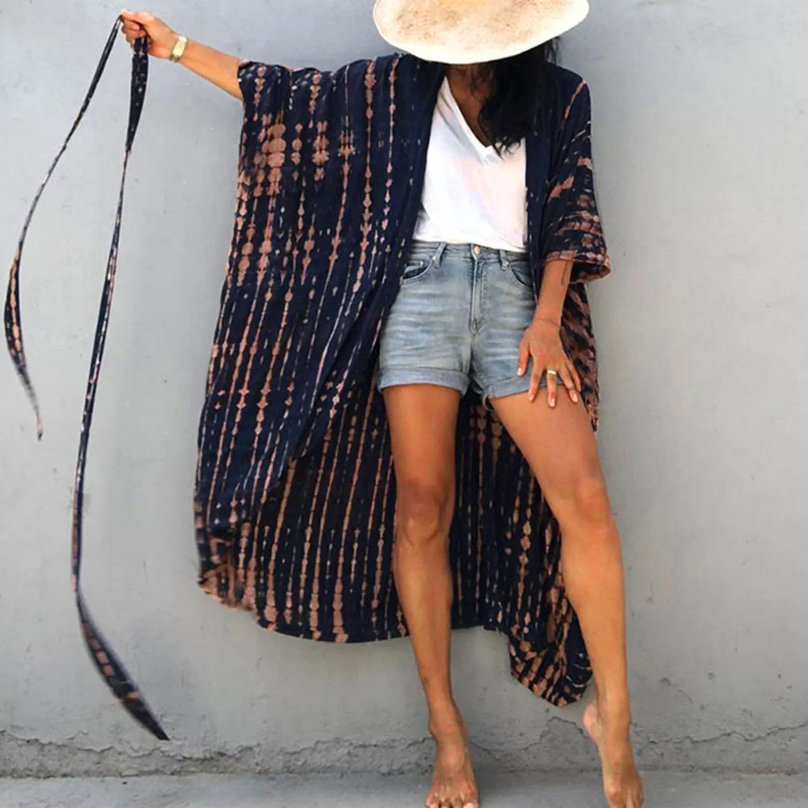 

Womens plus Size Sweater Women's Fashion Casual Loose Dress Sports Casual Tank Top Suit Womens plus Size Sweater Moth Cardigan