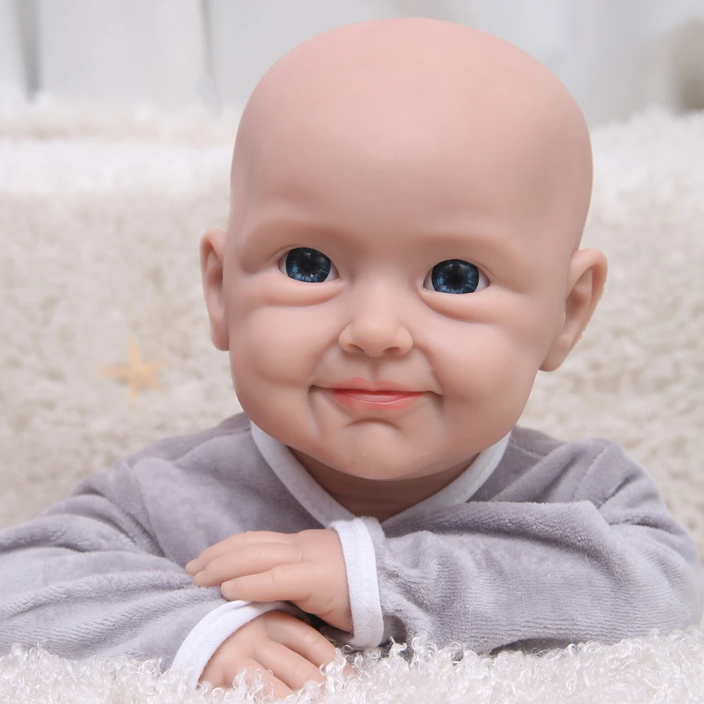 Силиконовые куклы Новорожденные 48 см (19 дюймов) 4 3 кг 100% дюйма