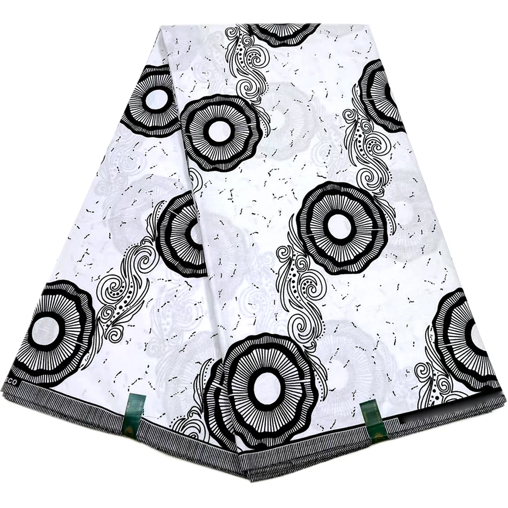 Настоящая африканская восковая ткань воск нигерийская Анкара принты блоков