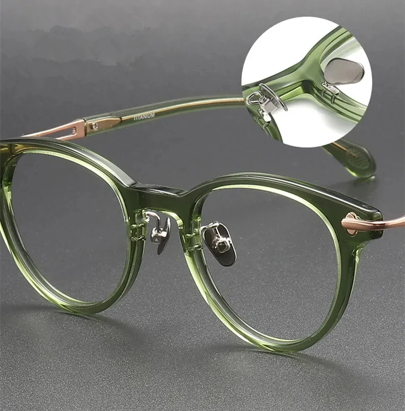 Очки овальные из ацетата для мужчин и женщин винтажные модные ультралегкие