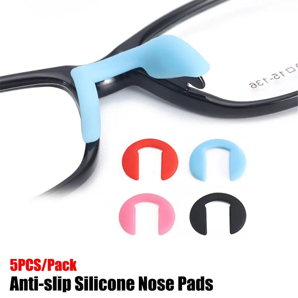 5 шт./упаковка U-образные Противоскользящие силиконовые носоупоры | Аксессуары