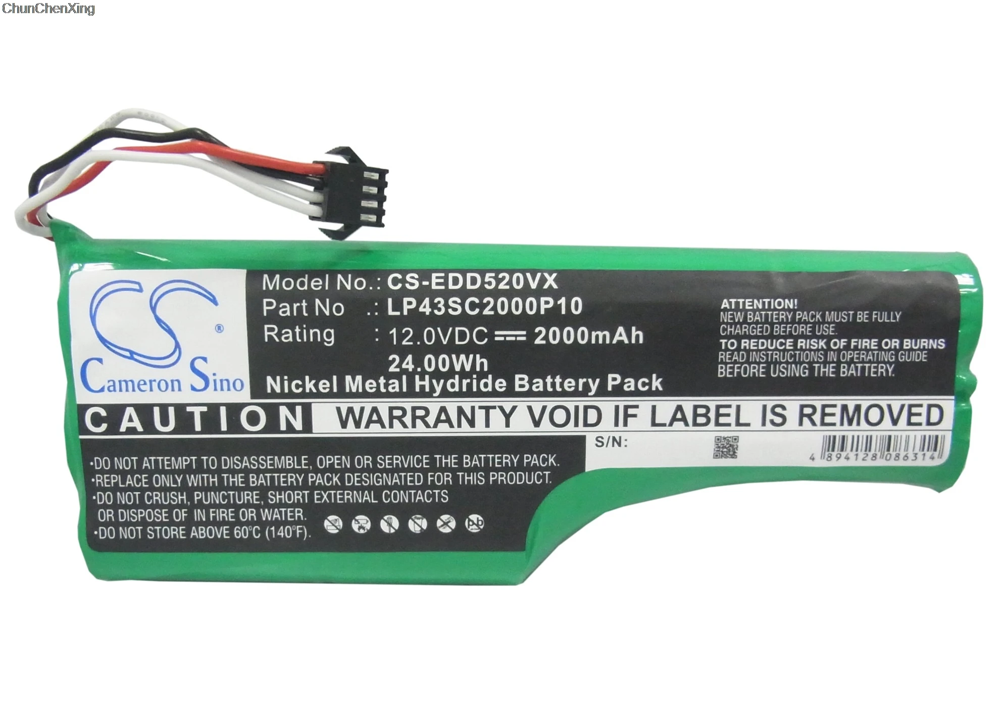 

Cameron Sino 2000mAh Battery LP43SC2000P10 for Ecovacs Deebot D520, Deebot D526, T3, T5