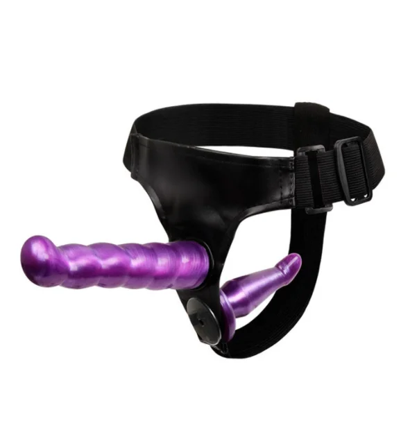 Реалистичный двойной ремень на искусственном пенисе Ультраэластичный страпон