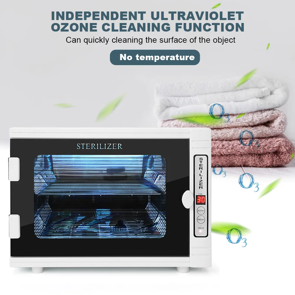 

10L Double Layer Ultraviolet Ozone Towel Cabinet UV Fast Cleaning For Clothing Home Salon Hotel(EU Plug 220V)Sterilizer Machine