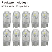 dc 12v light bulbs light bulb parts replacement silica t10 w5w white 2smd 6000 6500k