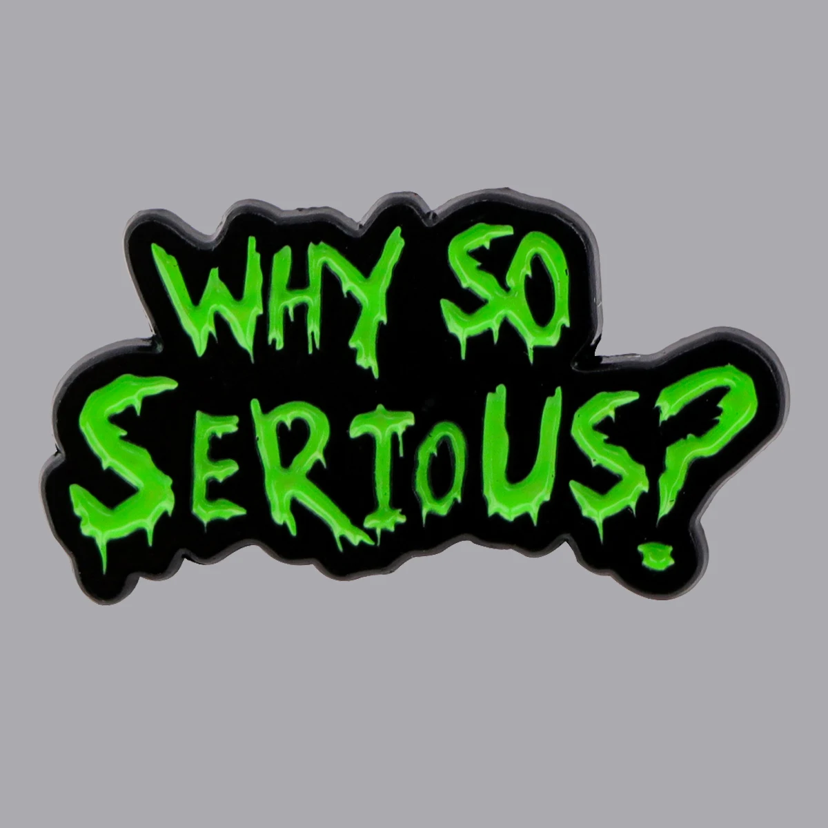 Эмалированная булавка с цитатами ужасов зеленая брошь булавки для лацканов