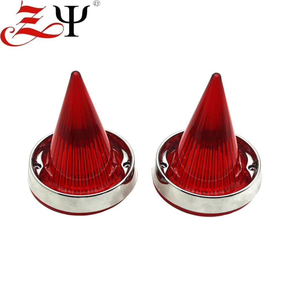 

Крышка указателя поворота мотоцикла 3-1/4 дюйма, красные кольца объектива для Harley Touring Road King Electra Glide FLHTK FLSTC FLHTC 1986-2021