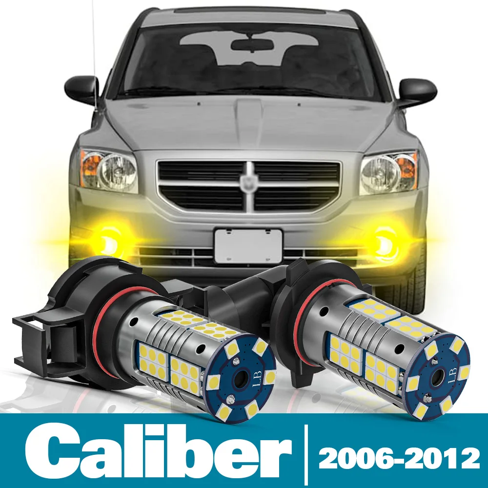 

2pcs LED Fog Light For Dodge Caliber Accessories 2006 2007 2008 2009 2010 2011 2012
