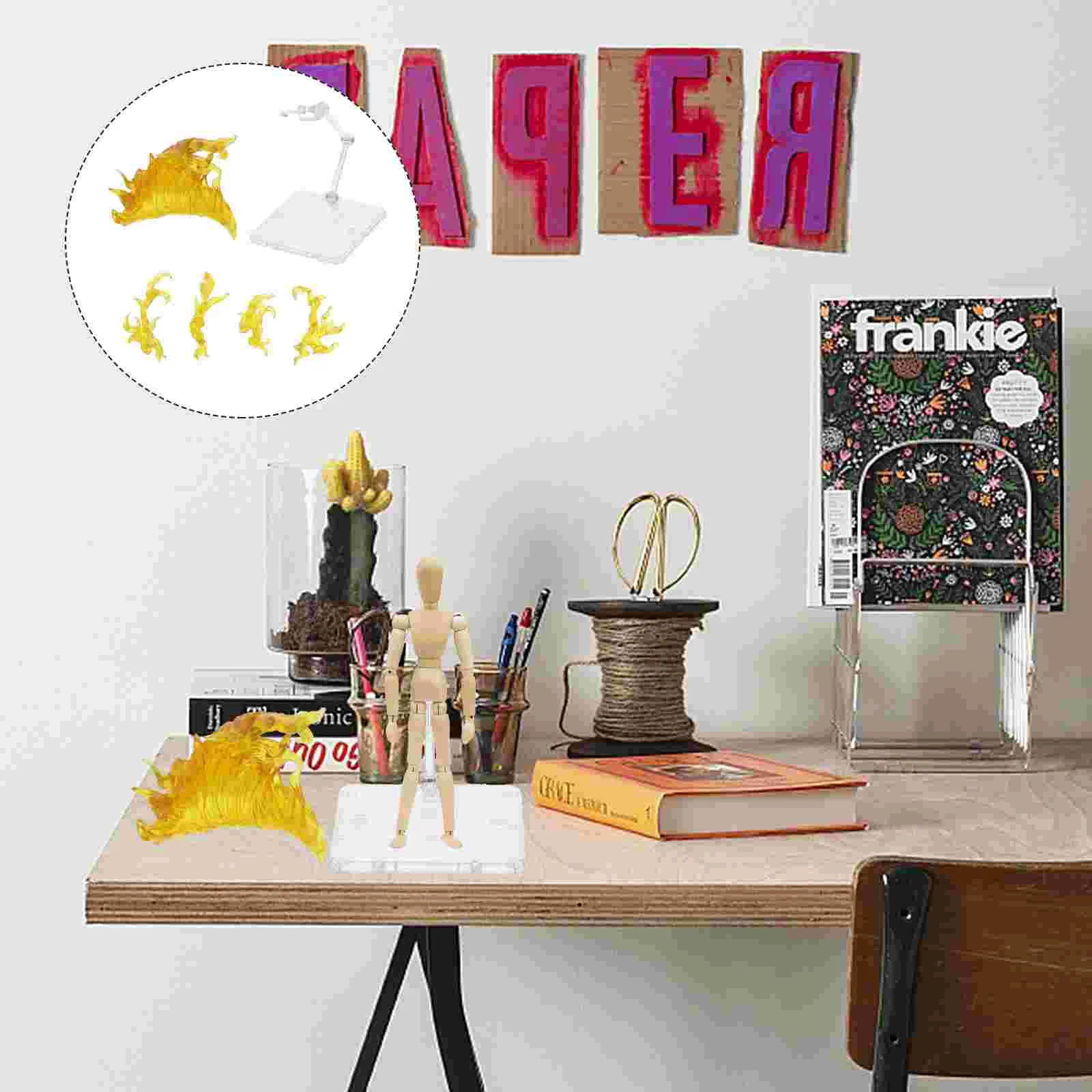 

1 Set DIY Assembly Rack Toy Model Bracket Base Transparent Action Model