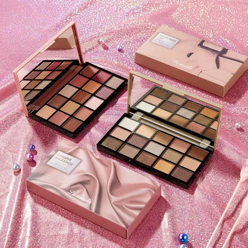 

Eyeshadow Palette For Beginer 15 Colors Eye Shadow Palette 1pcs Brighten Sparkling Eyes Glitter Matte Eyeshadow Eyes Makeup