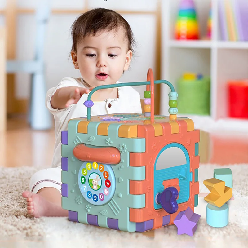 Шестиугольная Деревянная Игрушка-головоломка Для Детей Раннего Развития