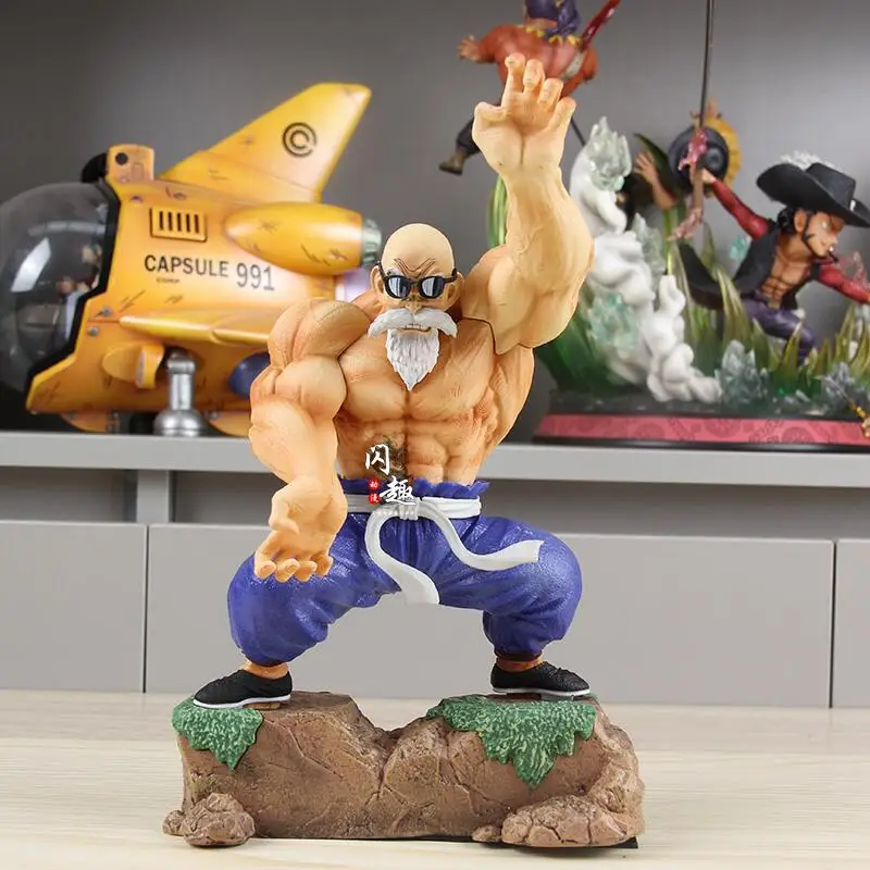 In Stock 26cm Dragon Ball Z Master Roshi Figure Kame Sennin Figurine Gk Statue Pvc Action Figure Collection Model Toy Gifts
