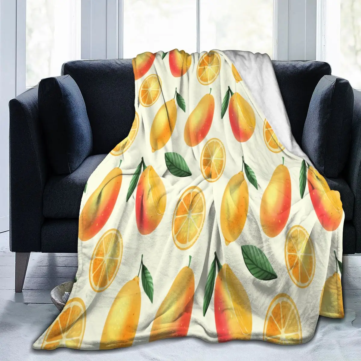 

Уникальное одеяло для семьи, друзей, лимонные фрукты, коллекция, прочное супермягкое удобное домашнее Подарочное одеяло