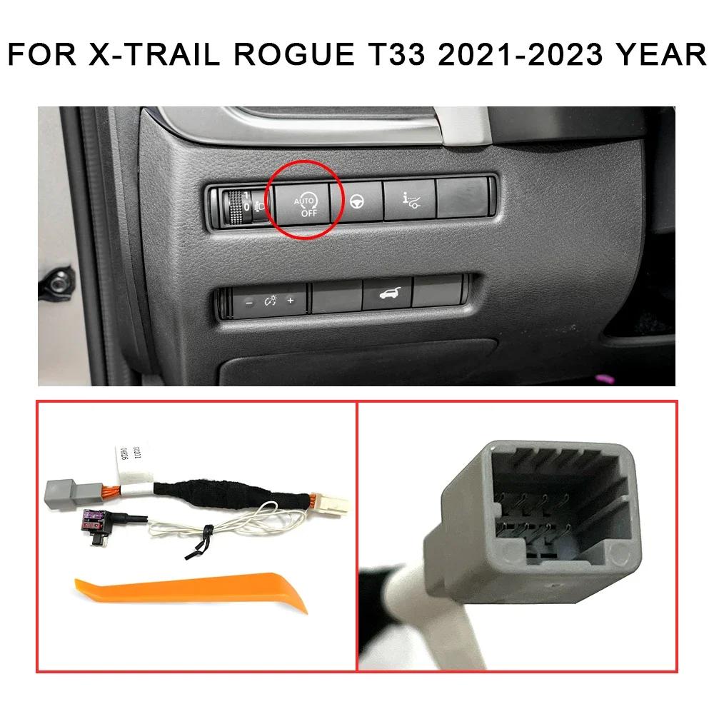 

Автоматический запуск и остановка для Nissan X-Trail Rogue T32 T33 2013-2023, автомобильный стоп-запуск, устройство для устранения двигателя, вилка, кабель для выключения