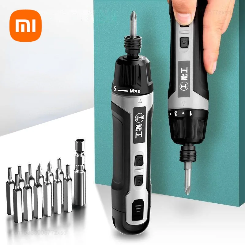 

Xiaomi GREENER Cordless Electric Screwdriver Household USB Rechargeable Handheld Automatic Screwdriver Repair Power Tools Set