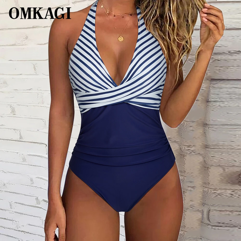 OMKAGI Woman One Pieces Swimsuit XL Swimsuit Push Up Female Sexy Cut Out Swimming Bathing Suit One Pieces Swimwear Women 2023