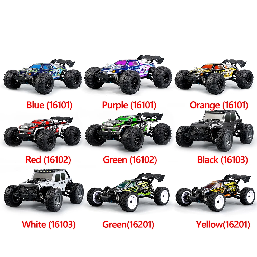 

JJRC RC Cars Off Road 1/16 4WD 38 KM/H High Speed 2.4GHz Remote Control Truck 16101/16102/16103/16201 Buggy Vehicle Toys for Kid