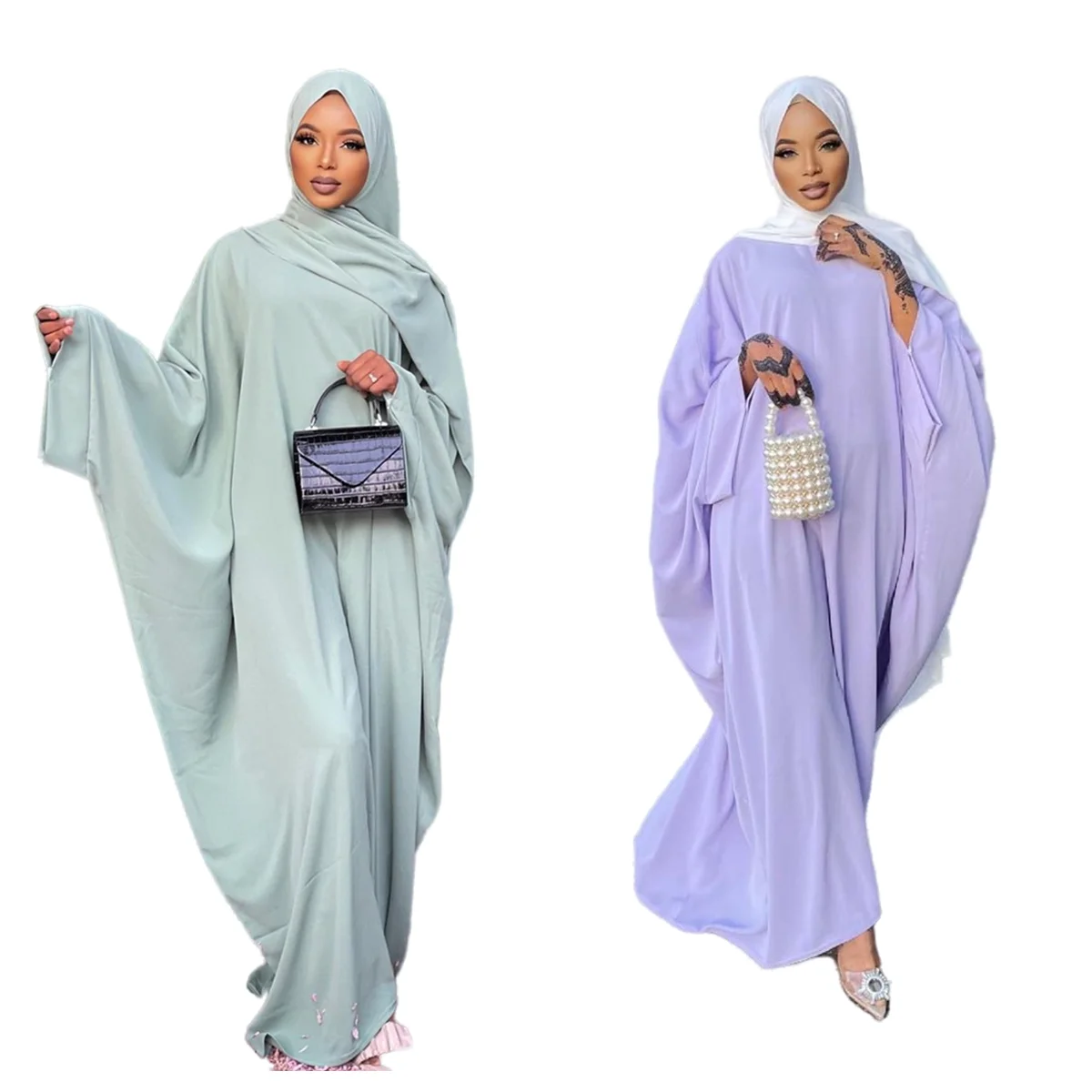 Dubai Muslim  Abaya Dress Long Khimar Hijab Abayas for Women Turkey Jilbab Islamic Niqab Djellaba Burka Prayer Garment