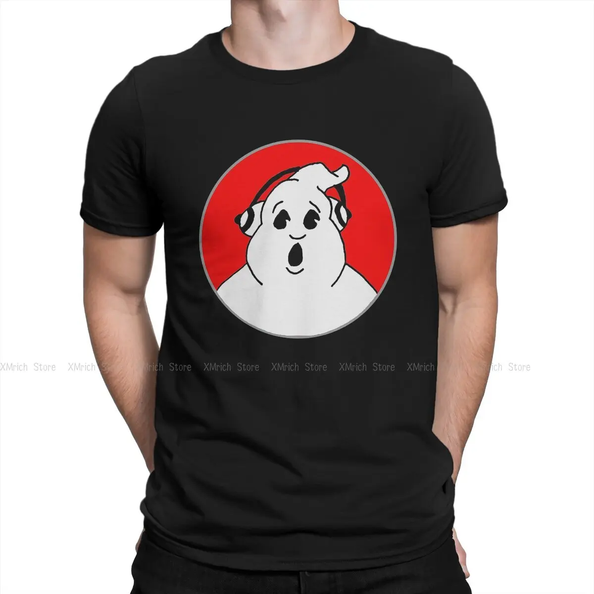 

Ghostbusters Film Movie Creative TShirt for Men Minute Podcast Round Neck Basic T Shirt Personalize Birthday Gifts Tops