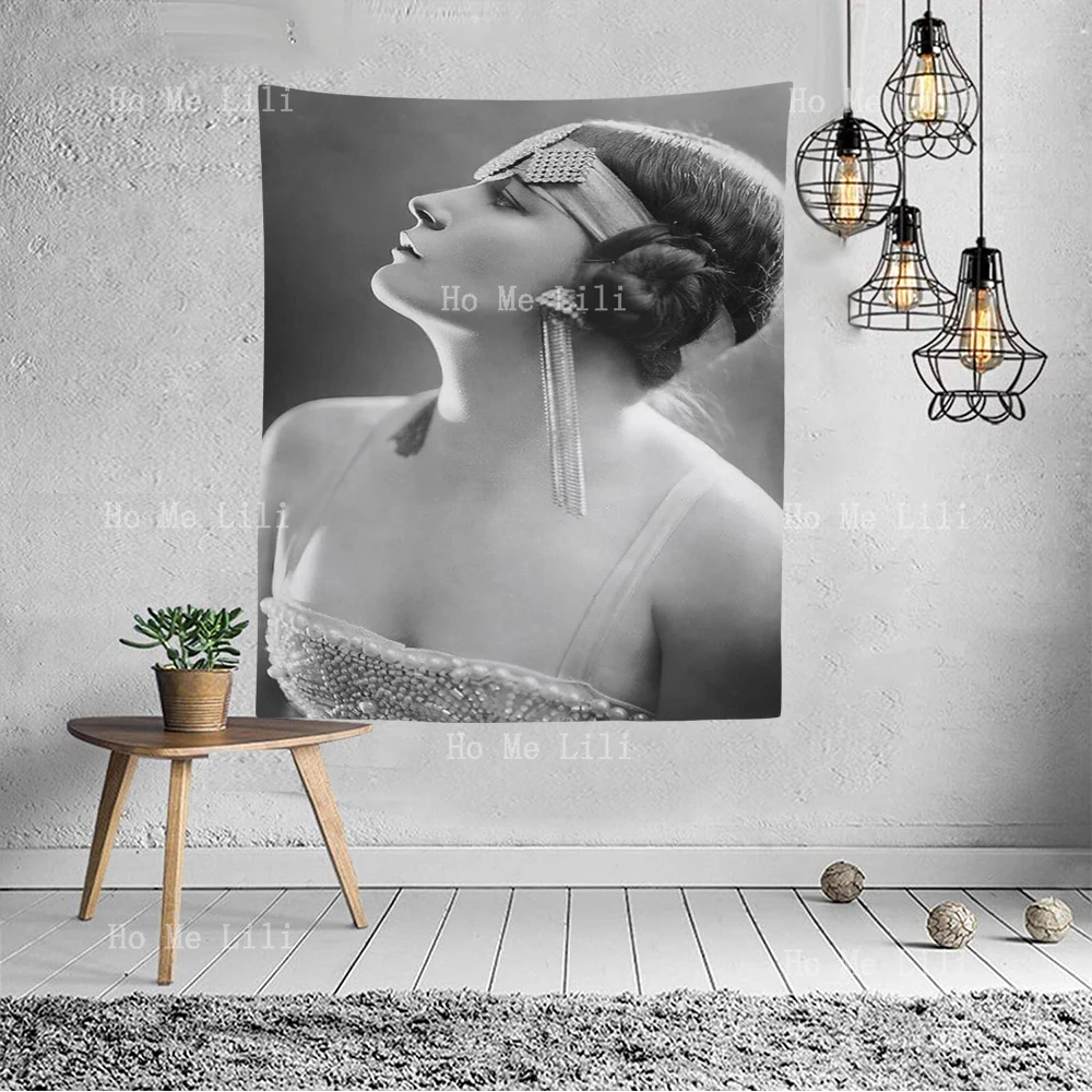 Классическая девушка-хлопушка Калифорния черно-белая ретро Очаровательная 1920s