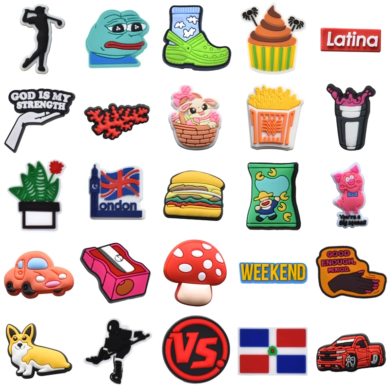 

Packs Women Charm Boy Gifts Kids Decorations for Crocs Set Jeans Shoe Charms Wholesale Bulk Para Pins Girl Men Shoes Accessories