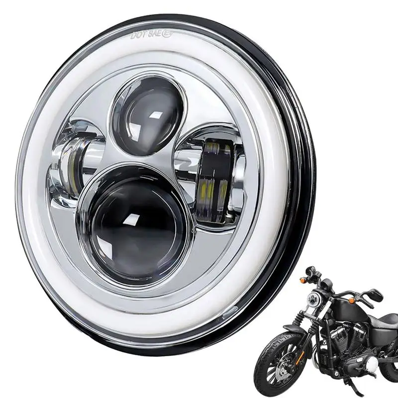 

Фонари головного света, круглые, 7 дюймов, проектор, круглые фонари, лампы головного света, ближний свет/2400/3600Lms, противотуманные фары для грузовика