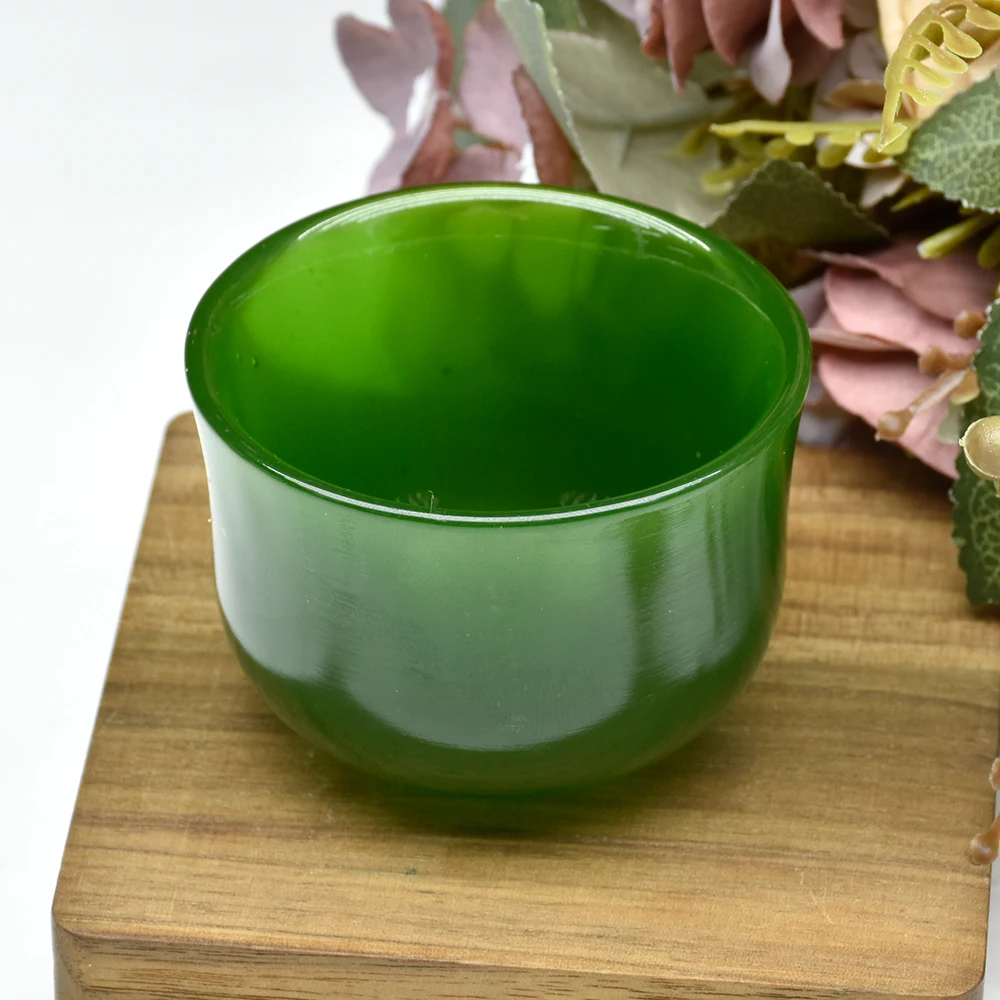 1 шт. стеклянная чашка зеленая искусственная Кварцевая с размагниченной чашей