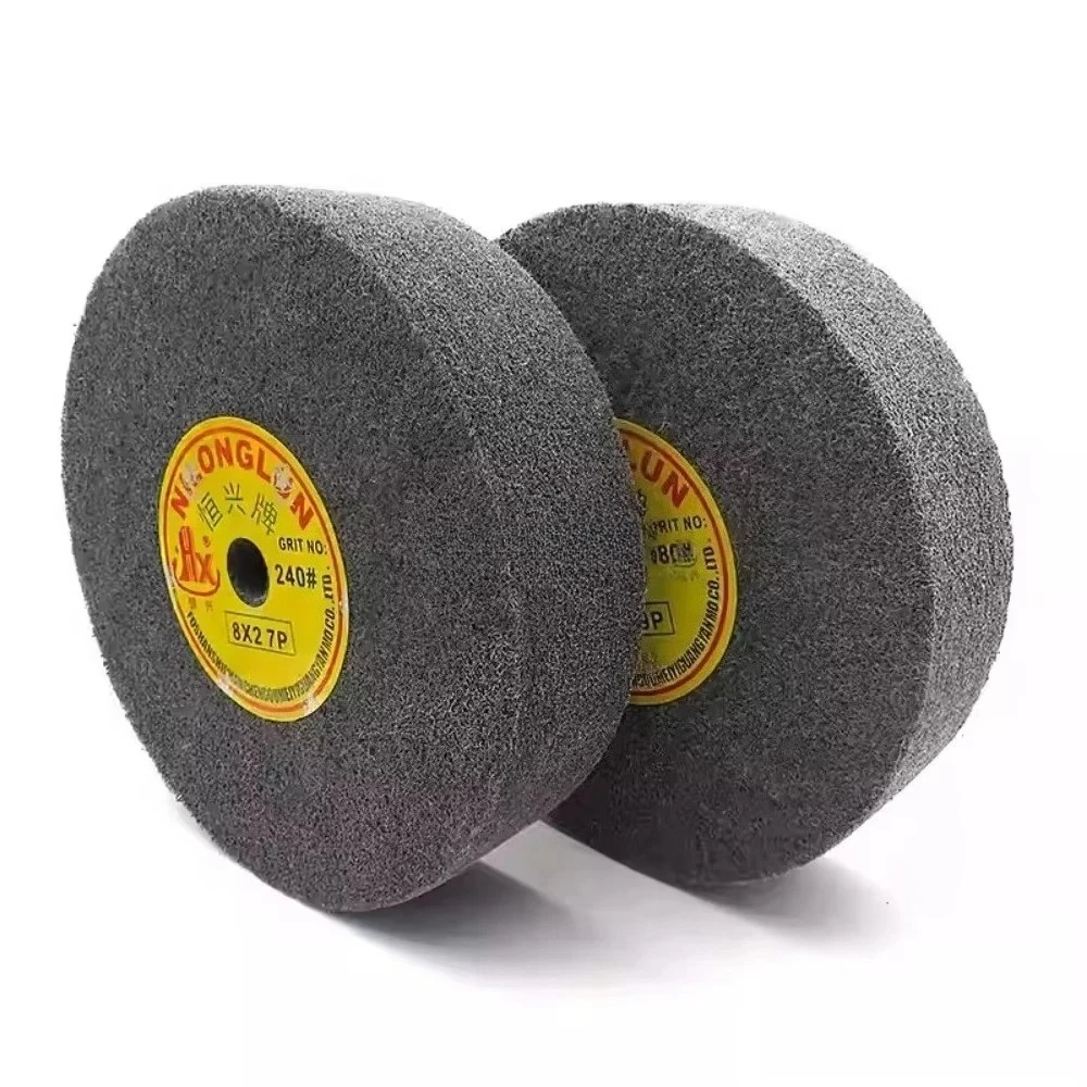 1 шт.: 8 дюймов, нейлоновый круг из волокна 7P/9P; Нетканый шлифовальный и полировальный круг; Полировка металла