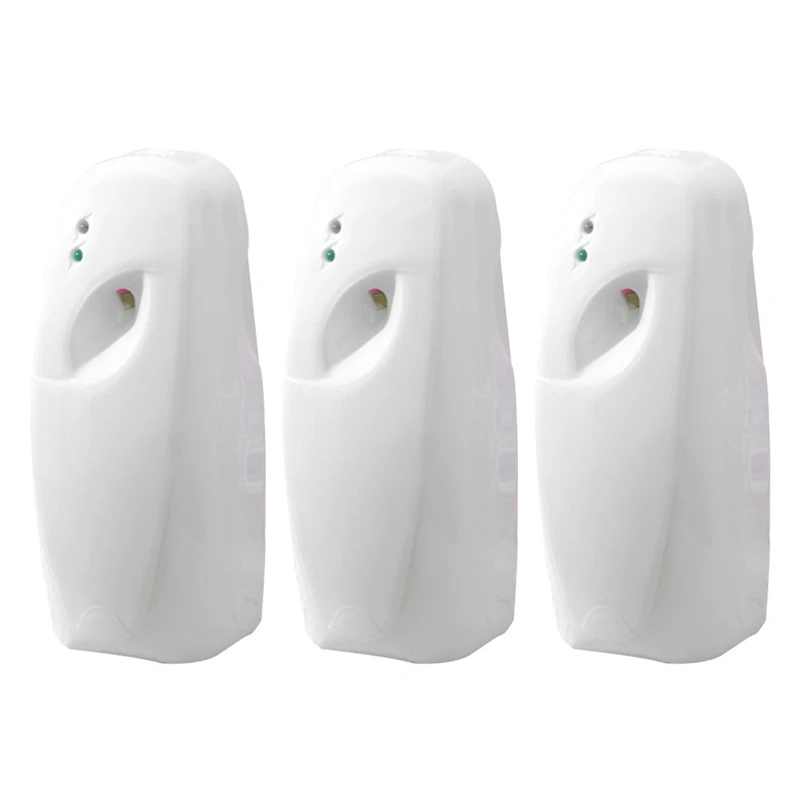 

3X Automatic Perfume Dispenser Air Freshener Aerosol Fragrance Spray For 14Cm Height Fragrance Can (Not Including)