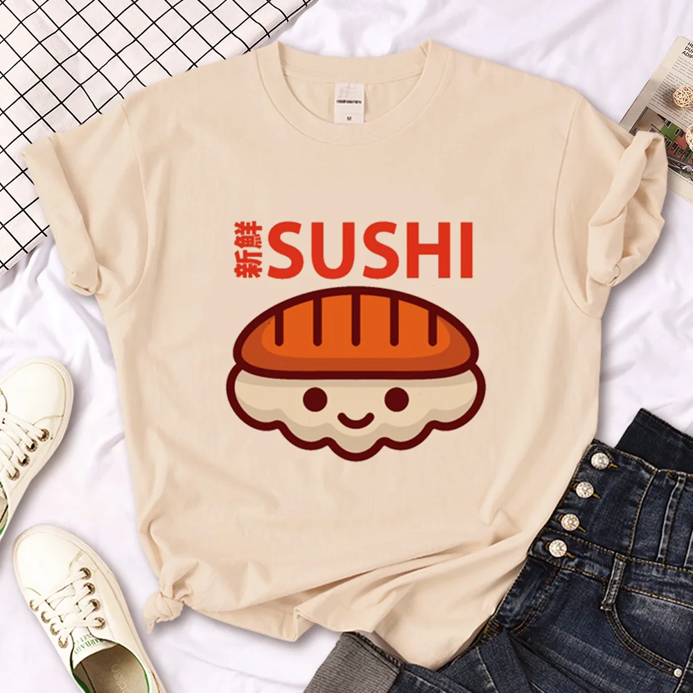 

Sushi Shirt tshirt women streetwear funny t-shirts girl y2k clothing