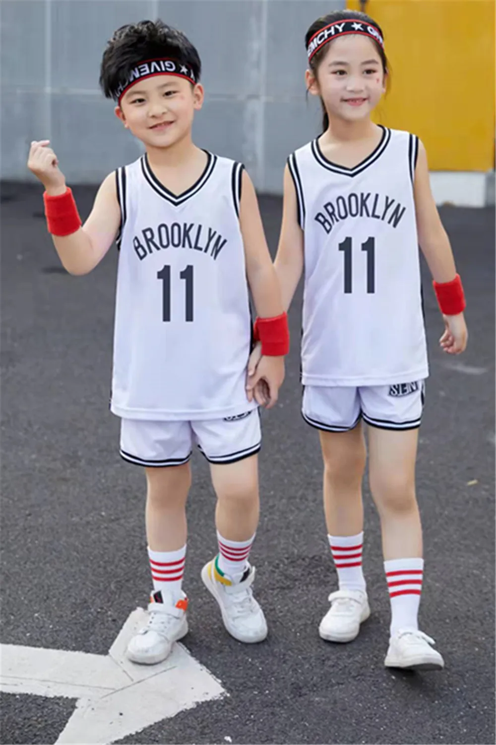 Nets11 Детский Комплект Баскетбольного Трикотажа Унисекс Тренировочный Жилет Для