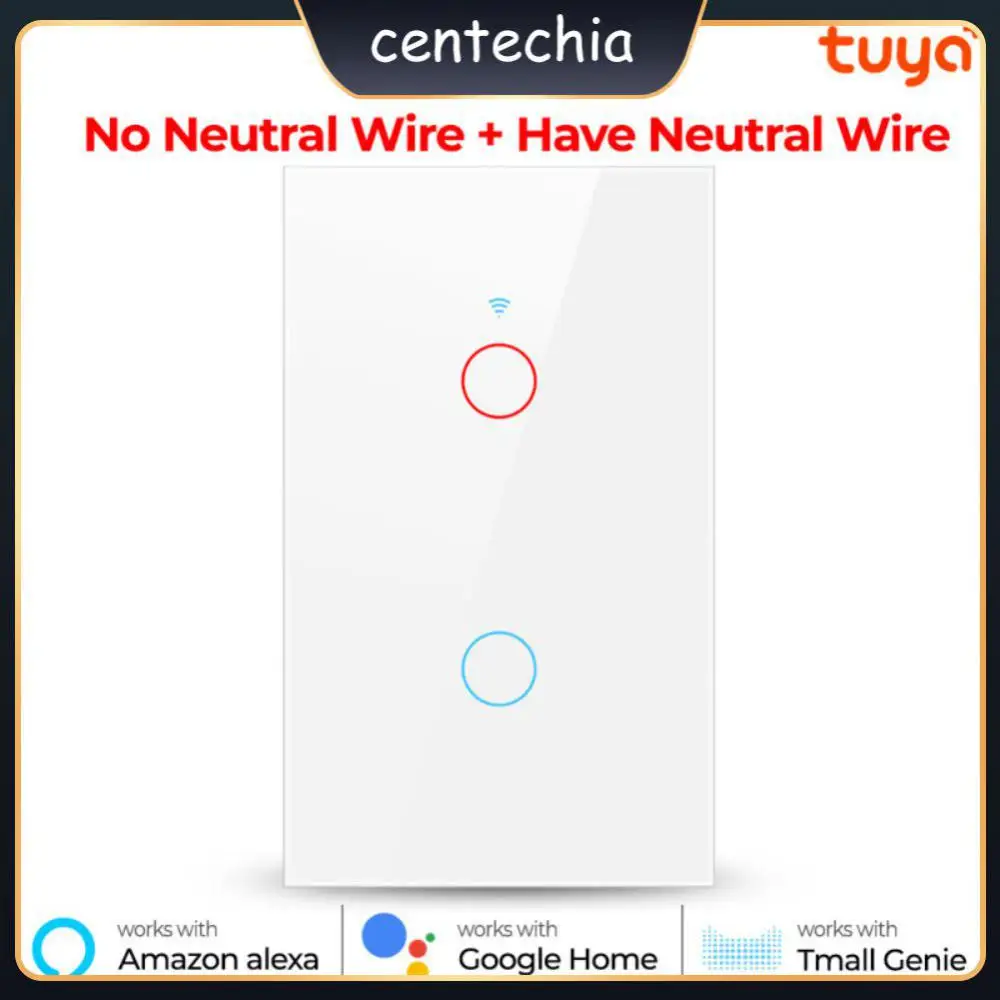 

Tuya Tempered Glass Panel 120 Type Tuya Smart Touch Switch Smart Home App Control Light Wall Button Work With Alexa Google Home