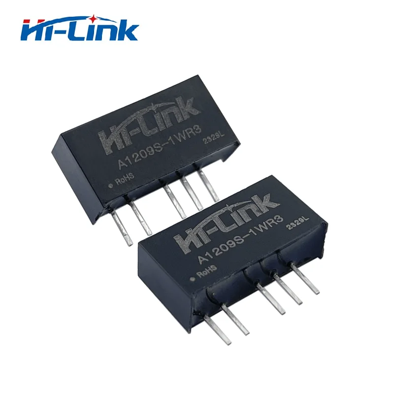 

20Pcs Hi-Link smart electronics Mini Size 24V To 12V 1W Smart Home Isolated Unregulated DC DC Power Supply Module A2412S-1WR3