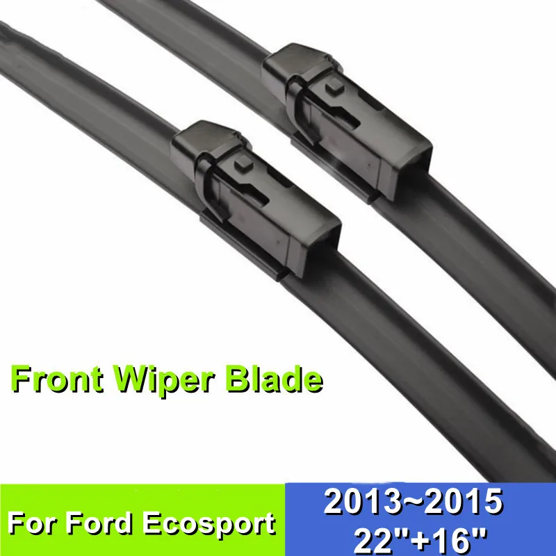 

Wiper Blade For Ford Ecosport 22"+16" Car Windshield Windscreen Rubber 2013 2014 2015