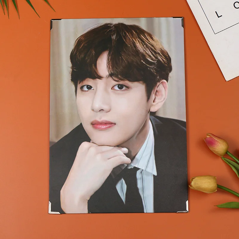 

KPOP bulletproof youth group PTD on stage concert tour around the same photo frame