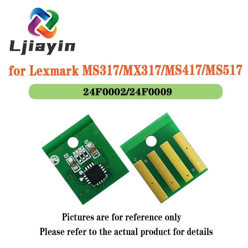 24F0002/24F0009/60F1000/60F2000/60F3000/60F4000/51B1000 Тонер-чип для LEXMARK MS317/MS517/MX417/MS617DN/MS310/MX410de/MX510