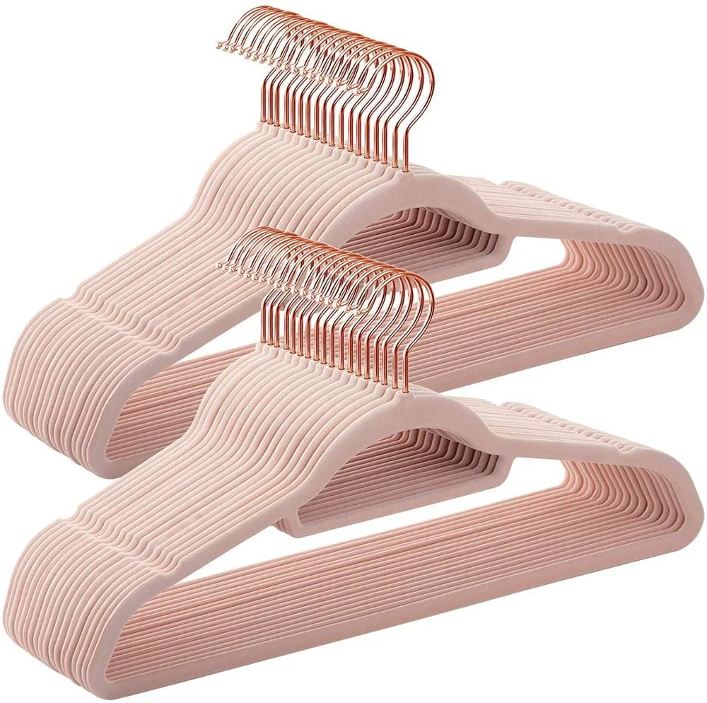

10 pcs 360 ° swivel hook Suits velvet hangers notched shoulders anti-slip for jackets shirts pants coats Hangers for Clothes