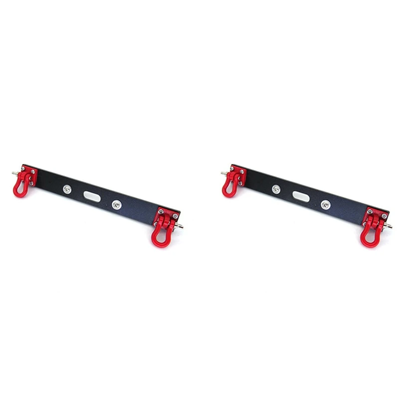 

2X Metal Rear Bumper With Tow Hook For MN D90 D91 D99S MN90 MN99S 1/12 RC Car Upgrade Spare Parts Accessories,A