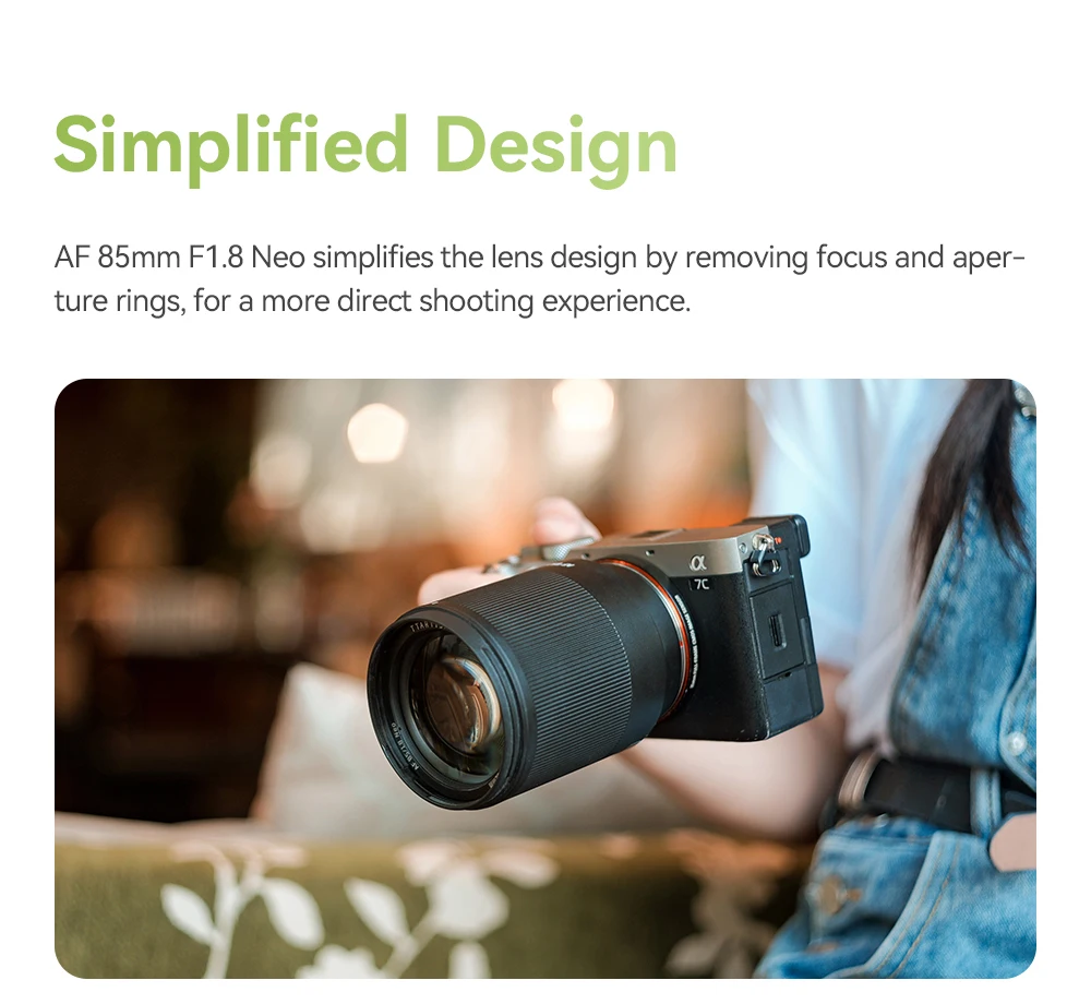 Фото TTartisan AF 85mm F1.8 Neo — полнокадровый автоматический объектив с фиксированным фокусным расстоянием для портретной съемки, совместимый с байонетами Nikon Z и Sony E. №4