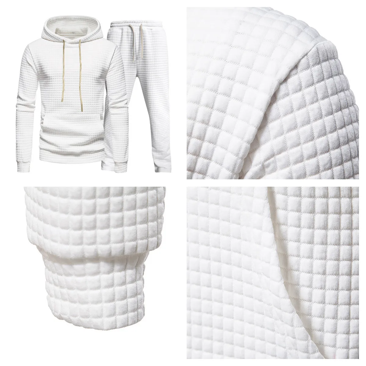 2023 new hot selling men's cotton sportswear hooded sweatshirt and jogging pants high-quality cotton fitness wear men's fall and