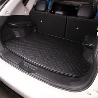Custom Auto Car Accessories Trunk Boots Mats Pad For Porsche Macan 2014-2022 Interior Automovil Waterproof Leather Styling
